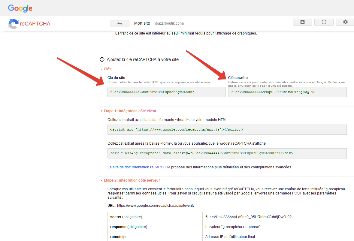 module captcha prestashop