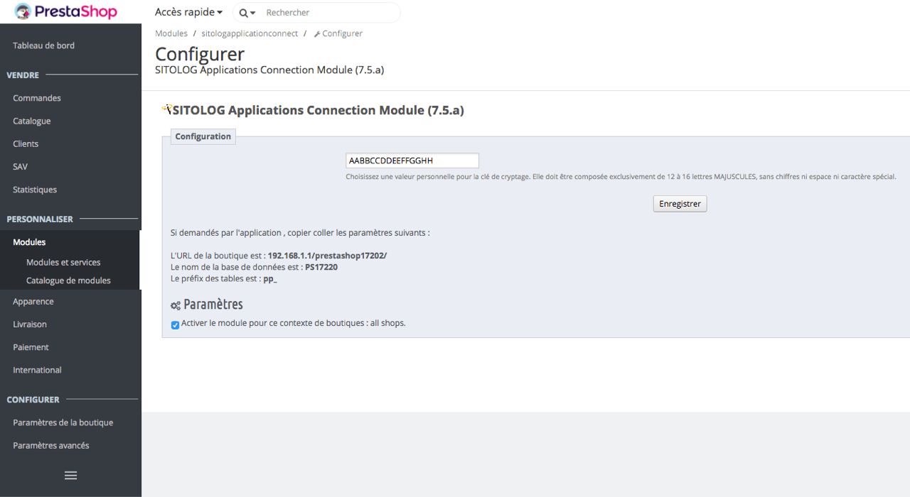 module merlin backoffice